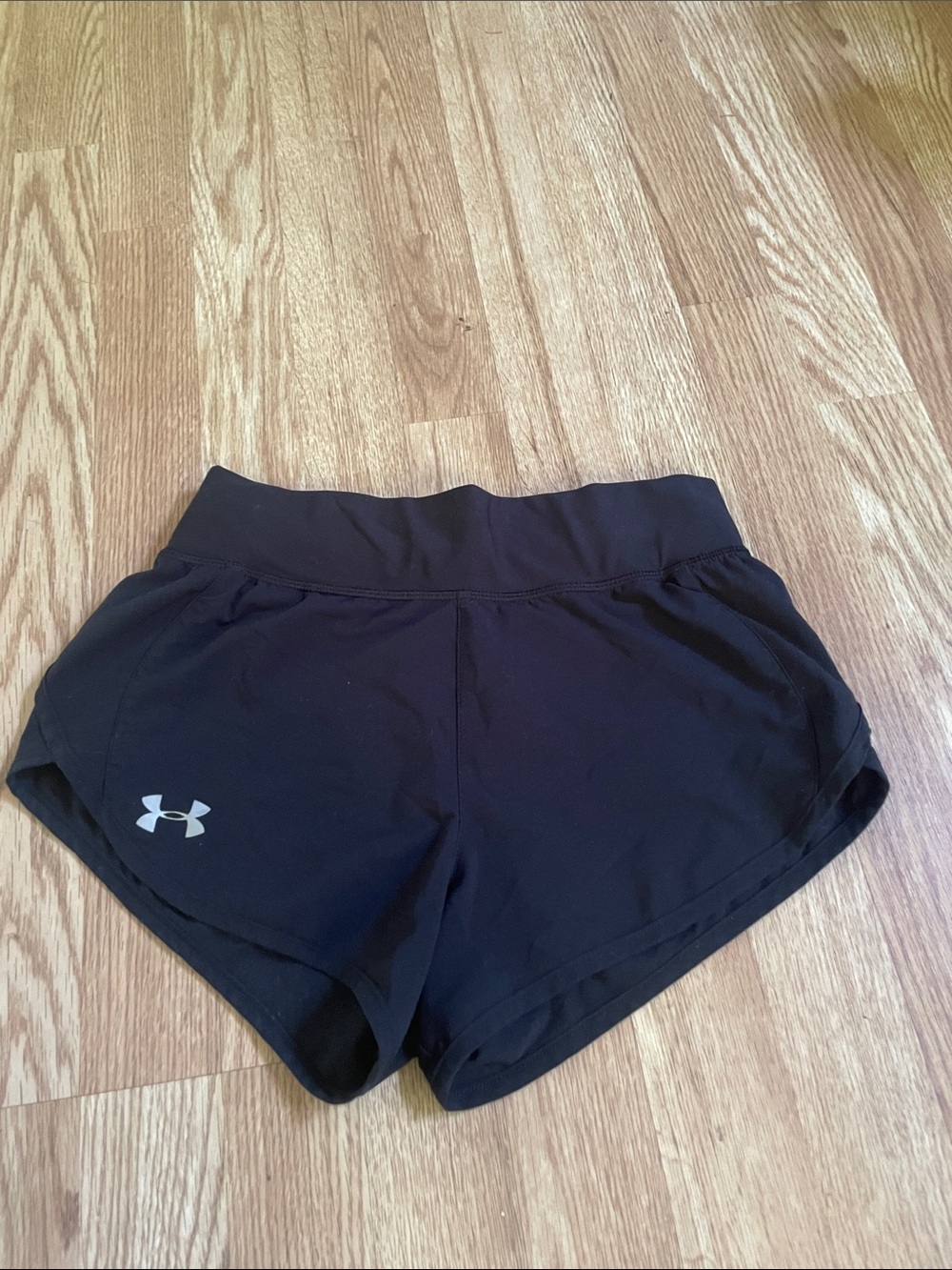 Black Under Armour athletic/running shorts